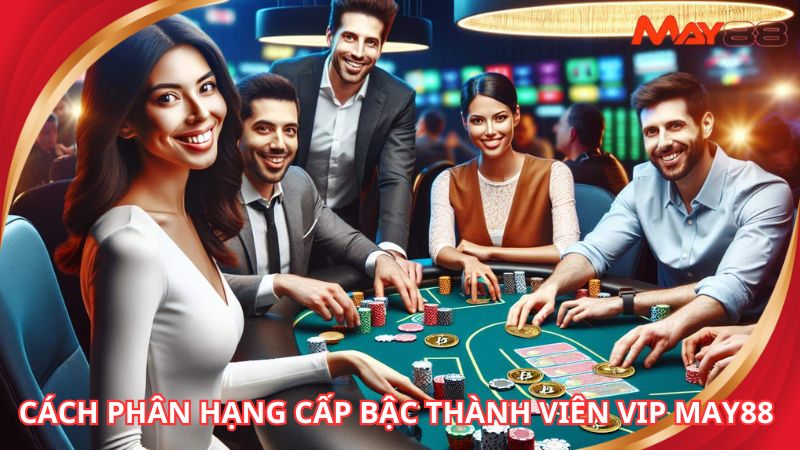 Cách phân hạng cấp bậc thành viên vip may88