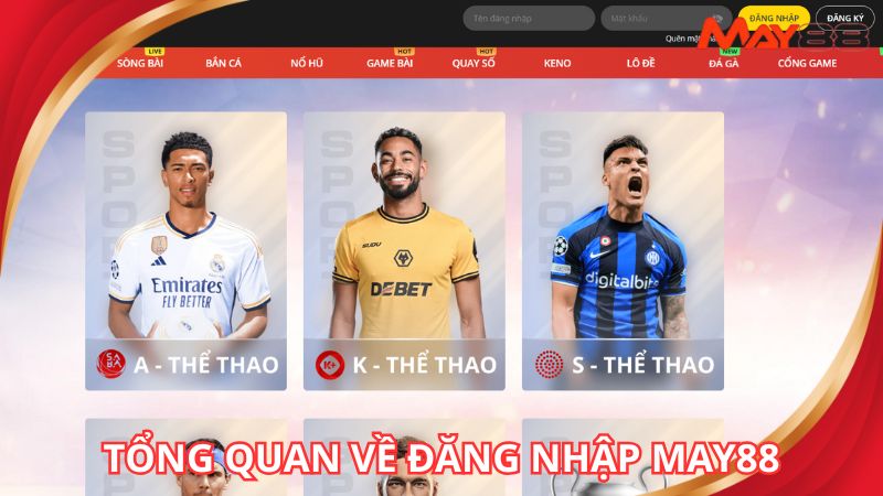 Đăng nhập May88 là các bước thực hiện tham gia cá cược
