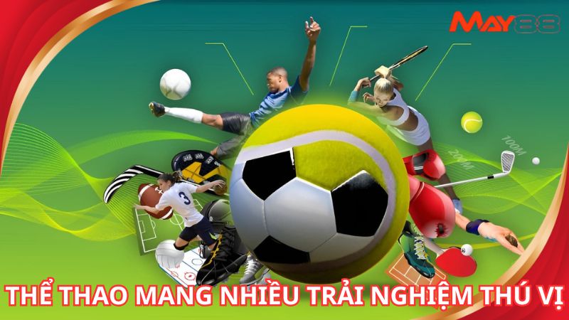 Thể thao May88 mang đến cho bạn nhiều trải nghiệm thú vị